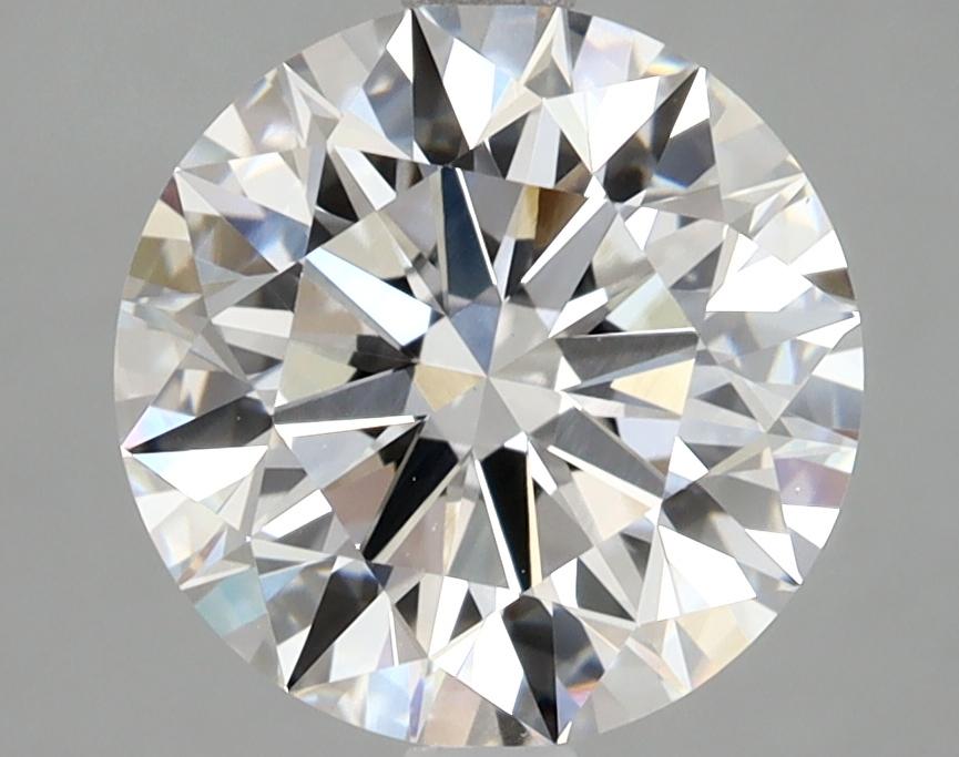 3.08 Carat Round Shaped Ideal Cut VVS2 IGI Certified Lab Grown Diamond