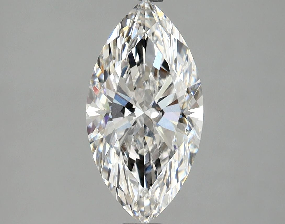 2.03 Carat Marquise Shaped Excellent Cut VVS2 IGI Certified Lab Grown Diamond
