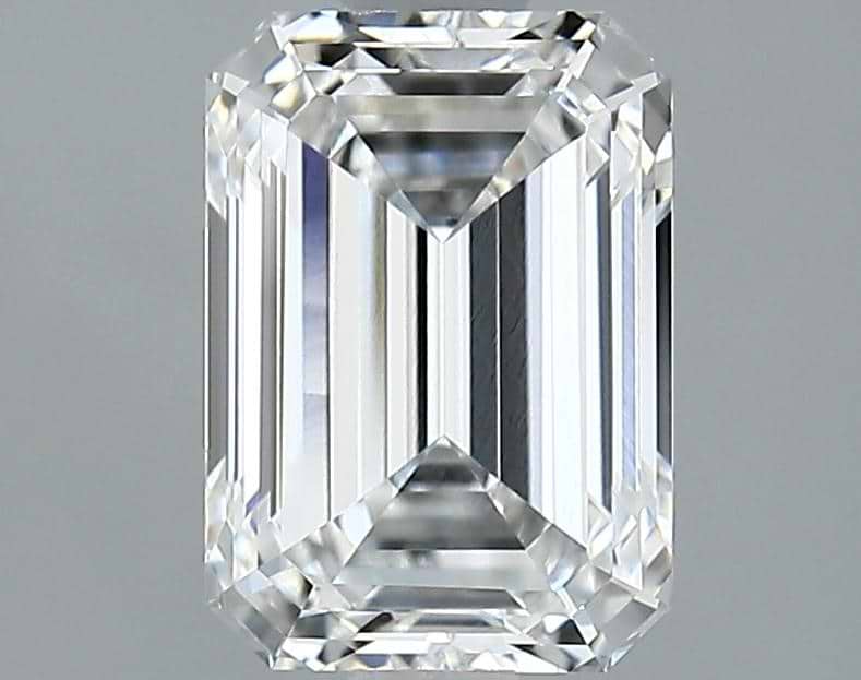4.14 Carat Emerald Shaped Ideal Cut VS2 IGI Certified Lab Grown Diamond