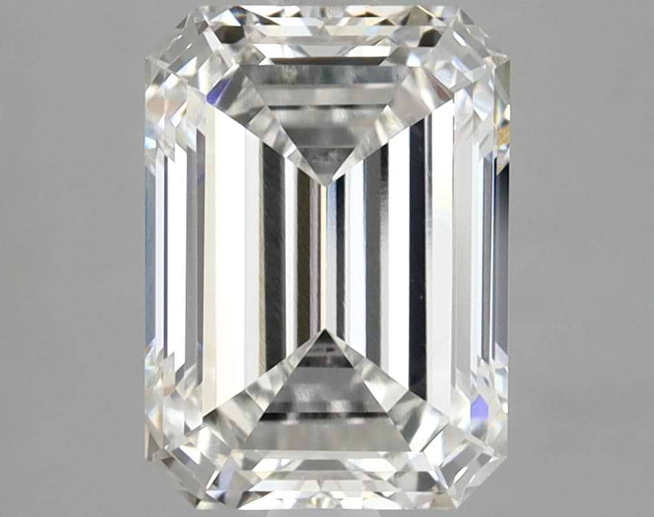 2.98 Carat Emerald Shaped Excellent Cut VVS2 IGI Certified Lab Grown Diamond