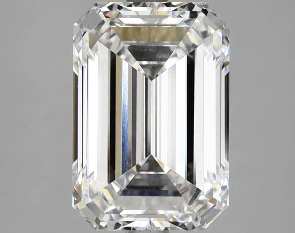 3.53 Carat Emerald Shaped Ideal Cut VS1 IGI Certified Lab Grown Diamond