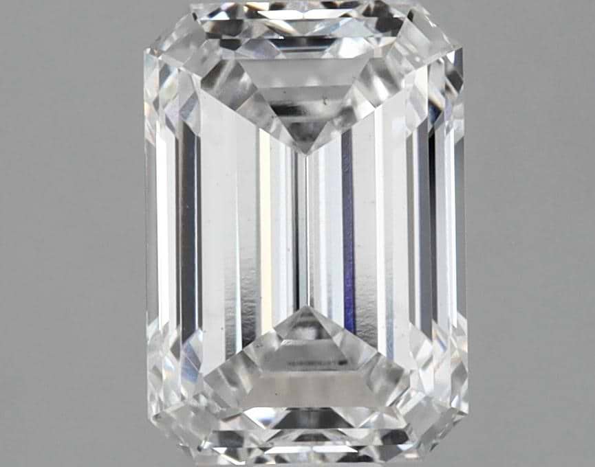 2.34 Carat Emerald Shaped Ideal Cut VVS2 IGI Certified Lab Grown Diamond