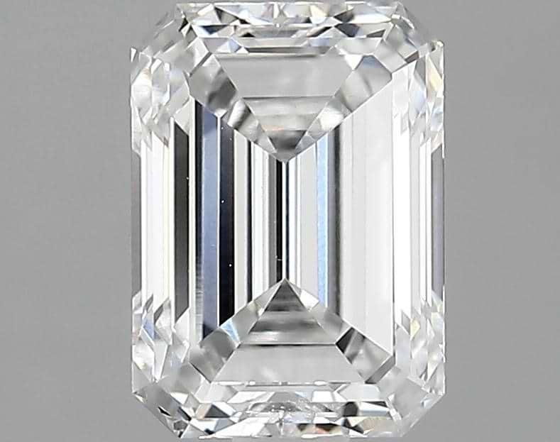 2.08 Carat Emerald Shaped Excellent Cut VVS2 IGI Certified Lab Grown Diamond