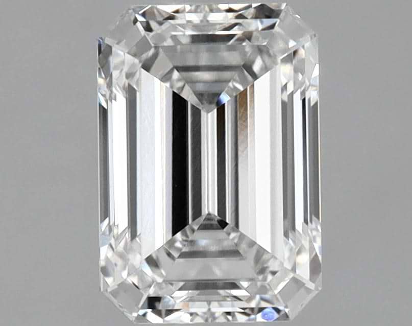 1.54 Carat Emerald Shaped Ideal Cut VS1 IGI Certified Lab Grown Diamond