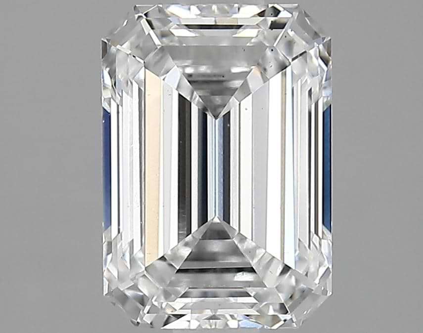 2.77 Carat Emerald Shaped Ideal Cut VVS2 IGI Certified Lab Grown Diamond