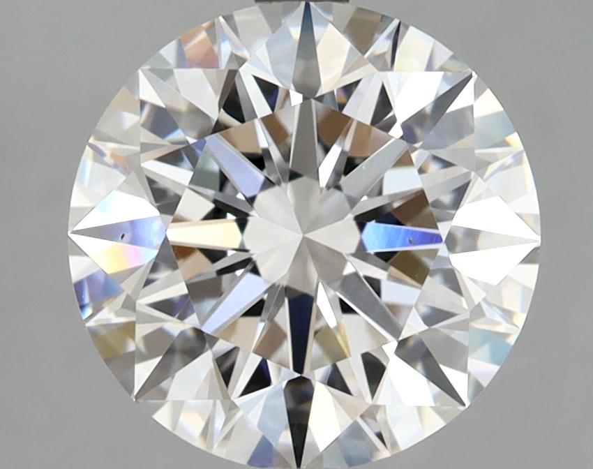 6.08 Carat Round Shaped Ideal Cut VVS2 IGI Certified Lab Grown Diamond