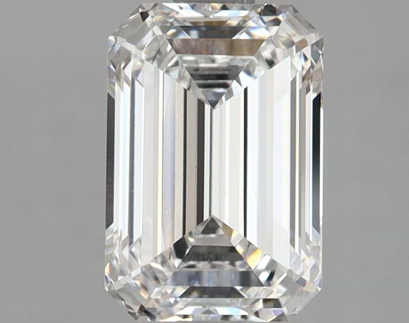 2.03 Carat Emerald Shaped Ideal Cut VVS2 IGI Certified Lab Grown Diamond