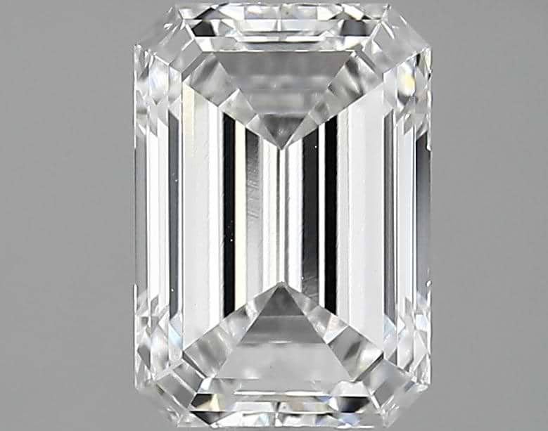 2.06 Carat Emerald Shaped Ideal Cut VVS2 IGI Certified Lab Grown Diamond