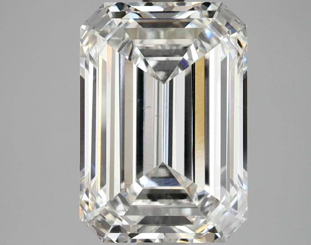 5.5 Carat Emerald Shaped Ideal Cut VS2 IGI Certified Lab Grown Diamond