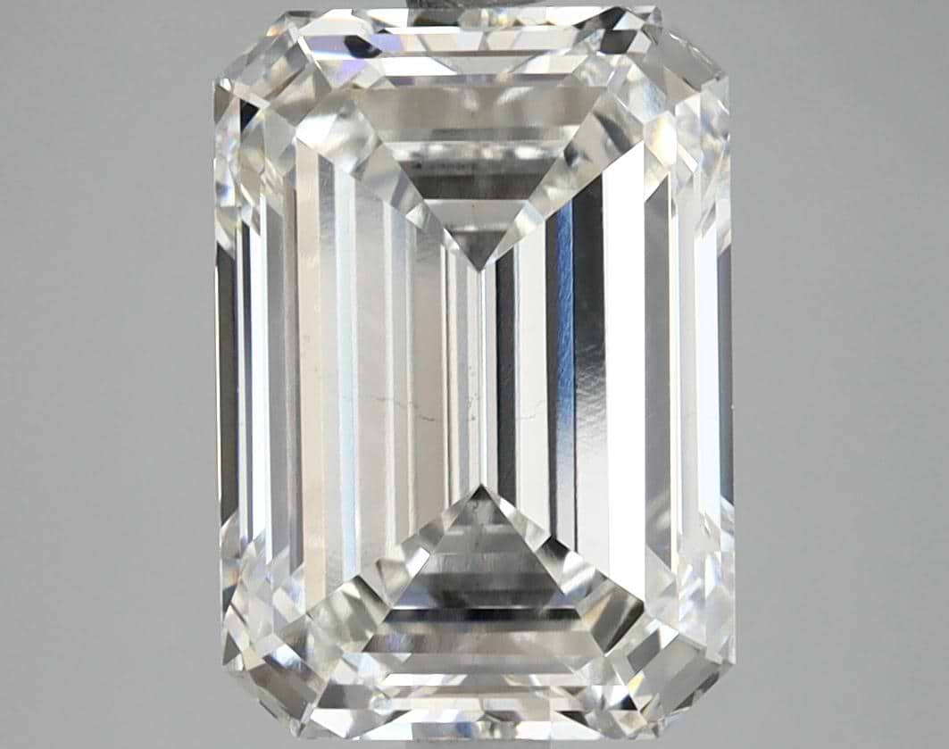 4.39 Carat Emerald Shaped Ideal Cut VS2 IGI Certified Lab Grown Diamond