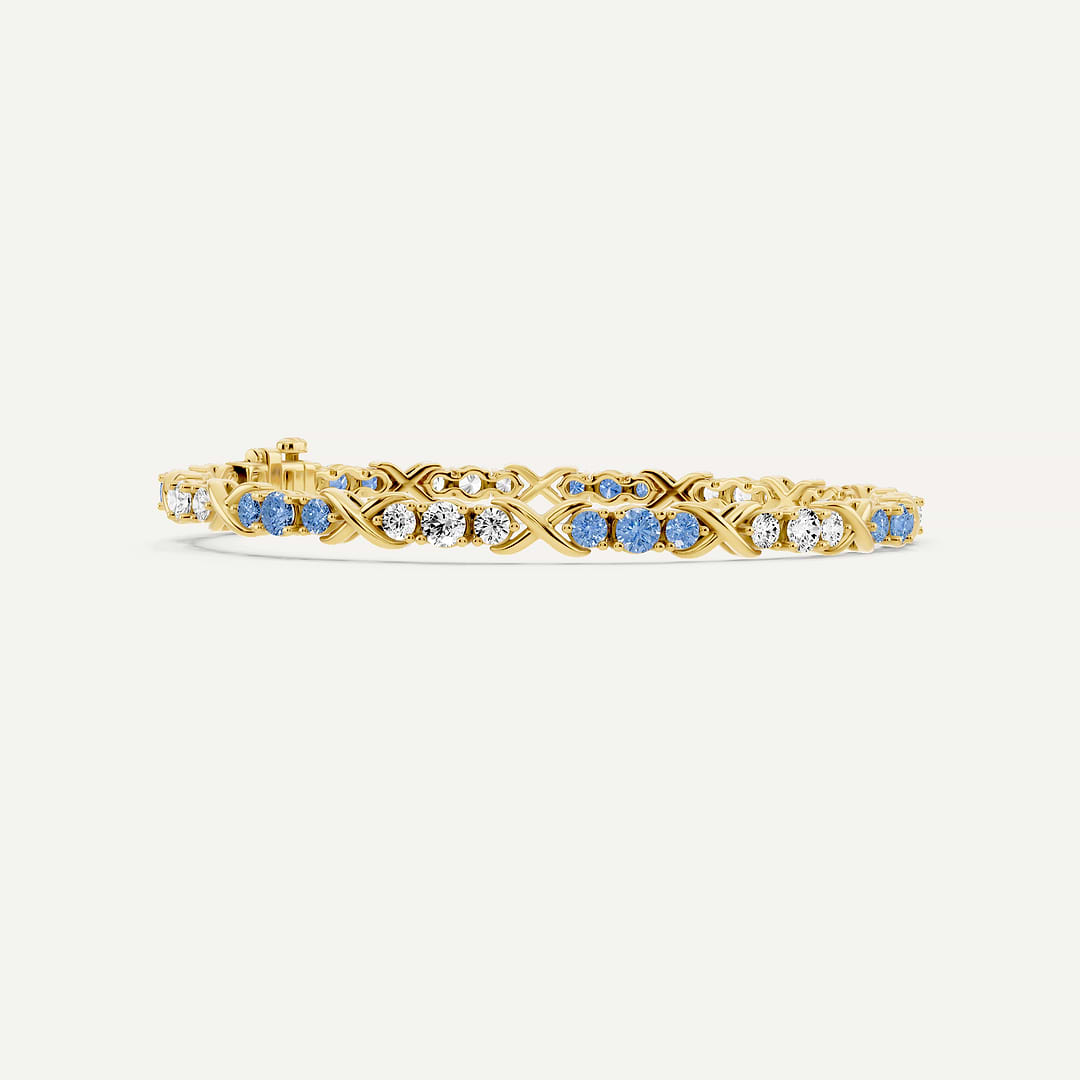 SEVENTEEN diamondedge ポスター&strap&ラップブレス 3 ctw Round Diamond Beleved X Fashion Bracelet – Von Diamonds
