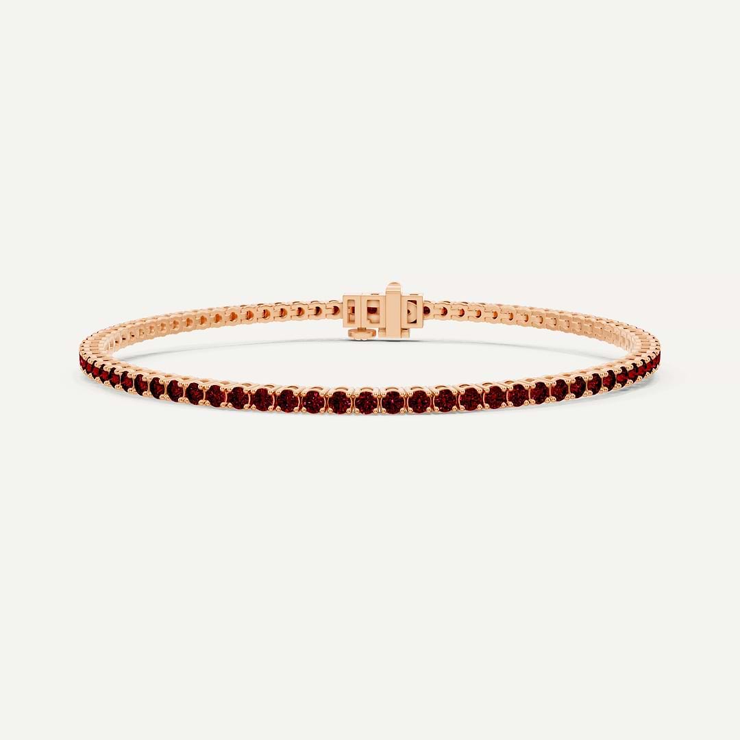 _main_image@SKU:B2412-RBDR03000004P #metal_silver-with-rose-plating+origin_lab-grown+bracelet-length-inches_7