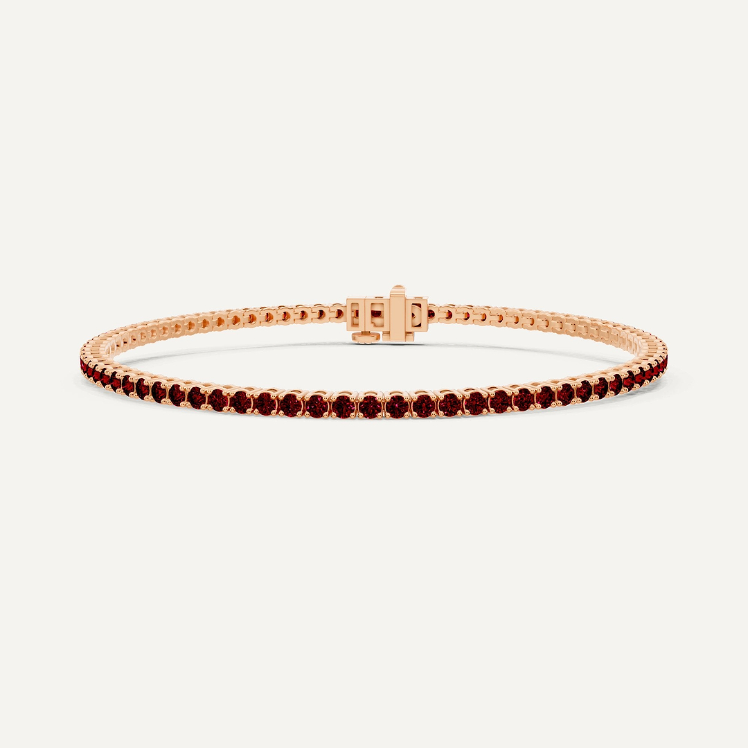 _main_image@SKU:B2412-RBDR03000004P #metal_silver-with-rose-plating+origin_lab-grown+bracelet-length-inches_7