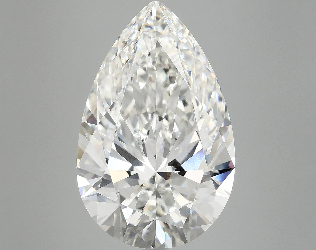 10.24 Carat Pear Shaped Ideal Cut VVS2 IGI Certified Lab Grown Diamond
