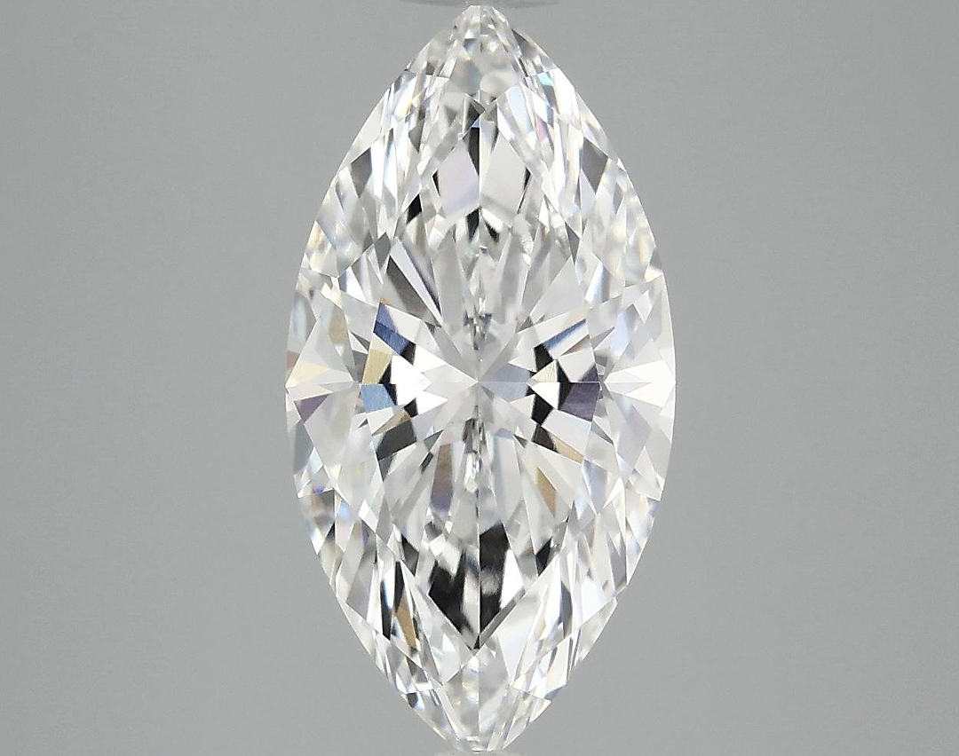 3.03 Carat Marquise Shaped Ideal Cut VVS2 IGI Certified Lab Grown Diamond