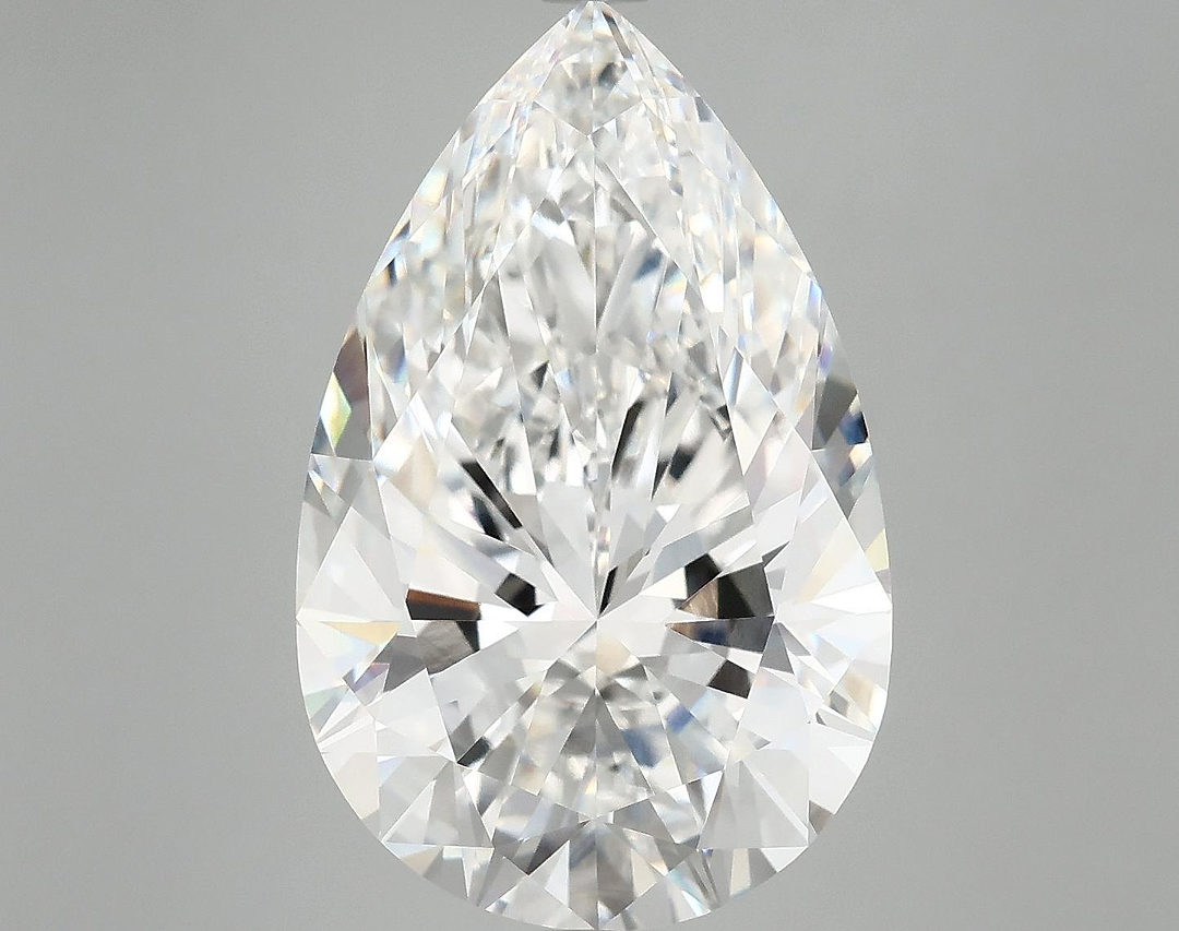 8.42 Carat Pear Shaped Ideal Cut VVS2 IGI Certified Lab Grown Diamond