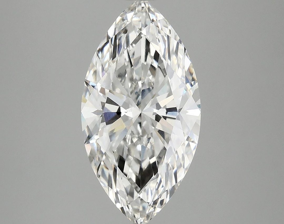 3.1 Carat Marquise Shaped Ideal Cut VVS2 IGI Certified Lab Grown Diamond