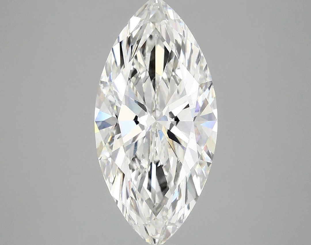 3.07 Carat Marquise Shaped Ideal Cut VVS2 IGI Certified Lab Grown Diamond
