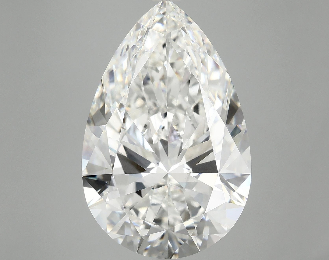11.14 Carat Pear Shaped Ideal Cut VVS2 IGI Certified Lab Grown Diamond