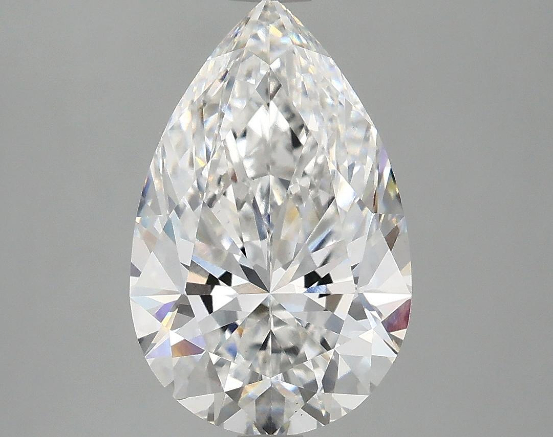 3.09 Carat Pear Shaped Ideal Cut VS1 IGI Certified Lab Grown Diamond