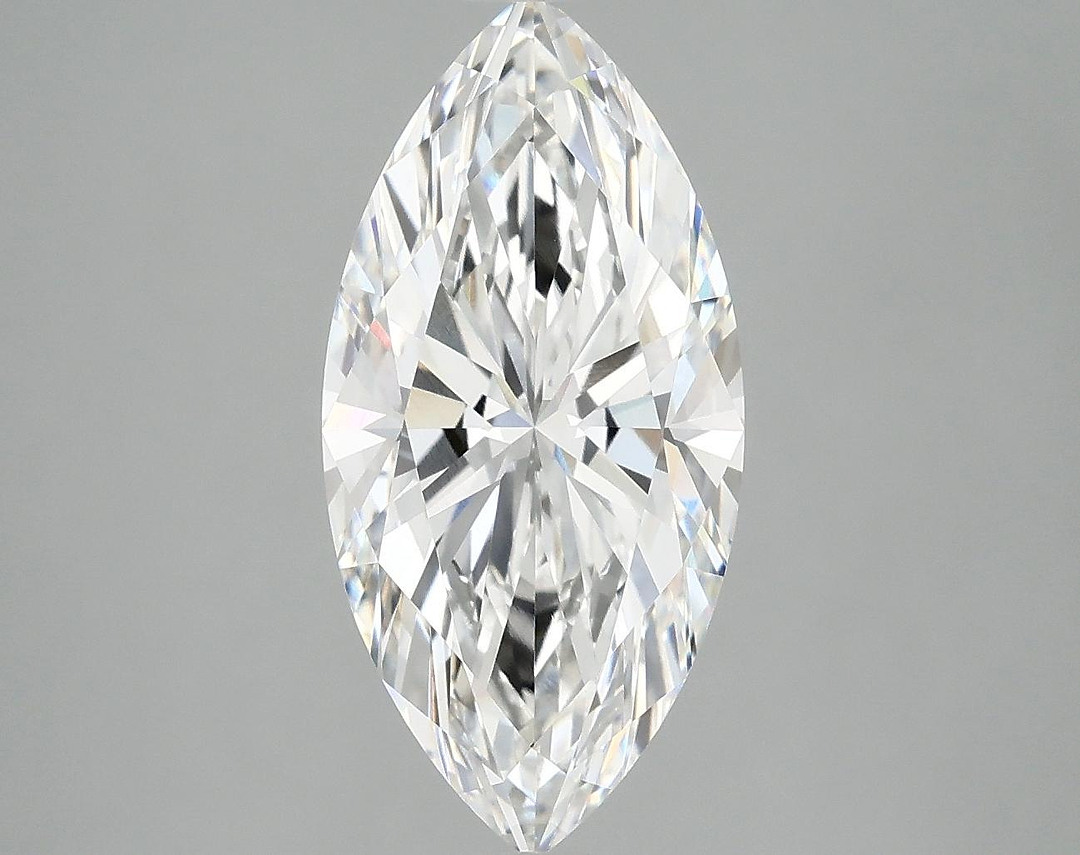3.02 Carat Marquise Shaped Excellent Cut VVS2 IGI Certified Lab Grown Diamond