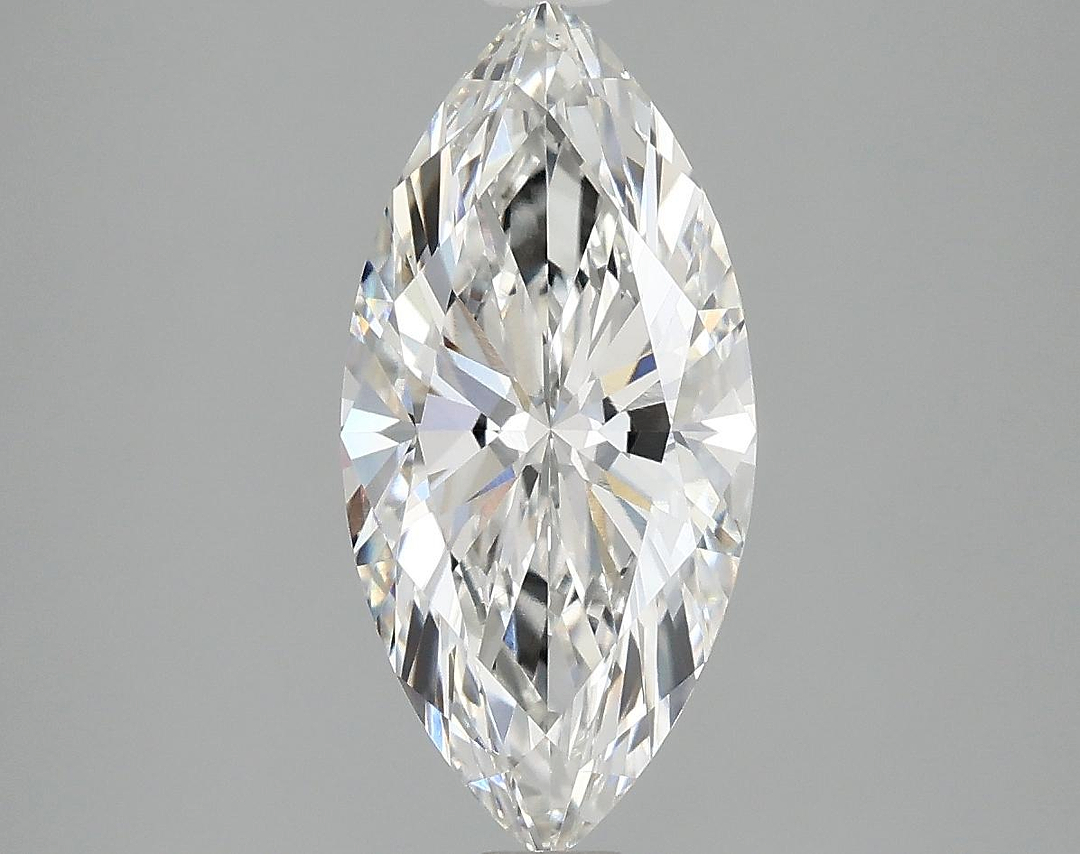 2.1 Carat Marquise Shaped Excellent Cut VVS2 IGI Certified Lab Grown Diamond