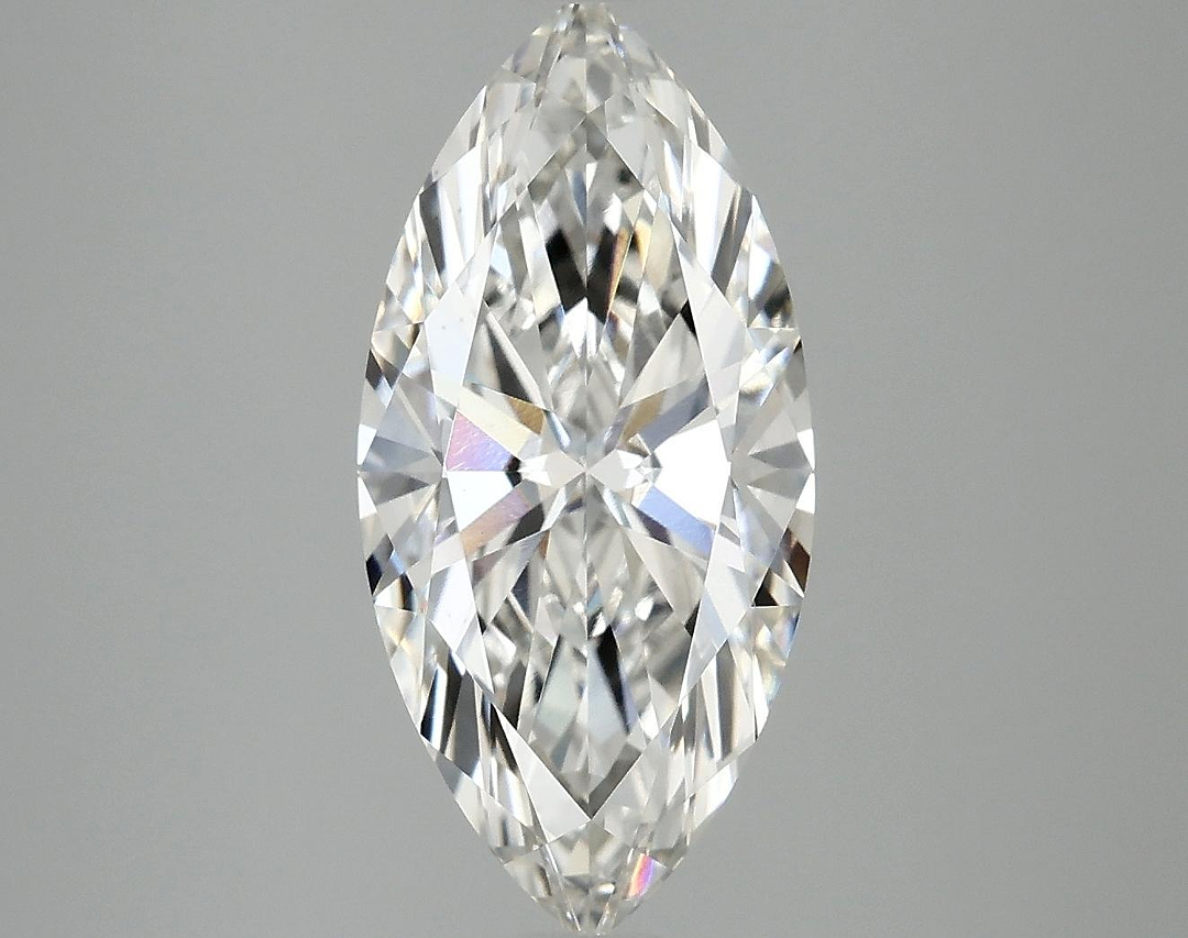 2.98 Carat Marquise Shaped Excellent Cut VVS2 IGI Certified Lab Grown Diamond