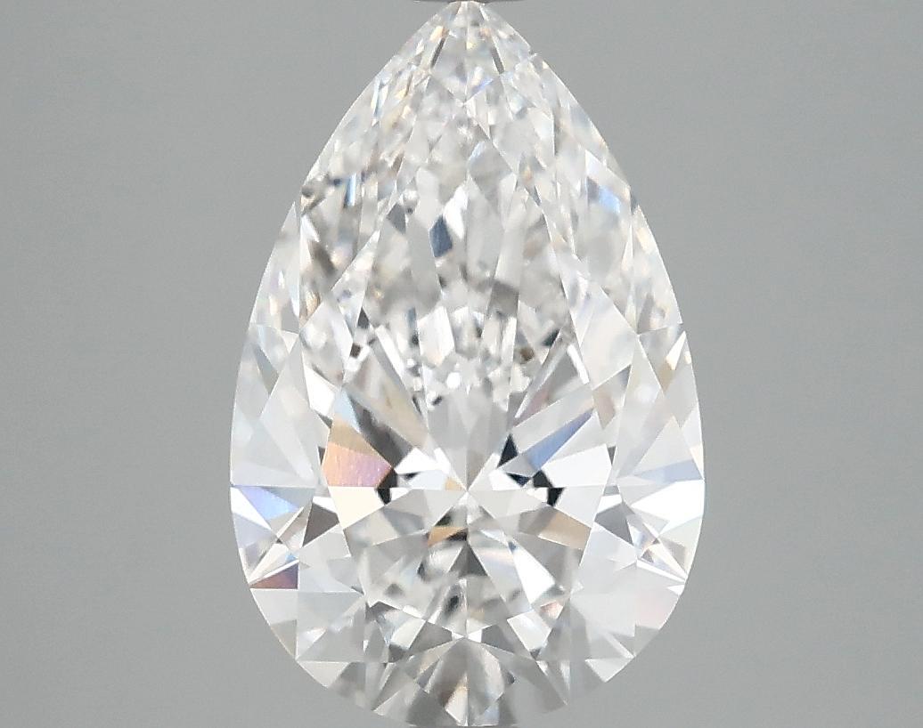 3.08 Carat Pear Shaped Ideal Cut VS1 IGI Certified Lab Grown Diamond