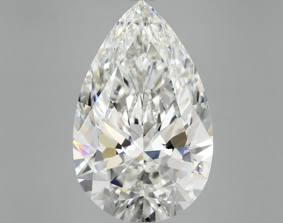 10.21 Carat Pear Shaped Ideal Cut VVS2 IGI Certified Lab Grown Diamond