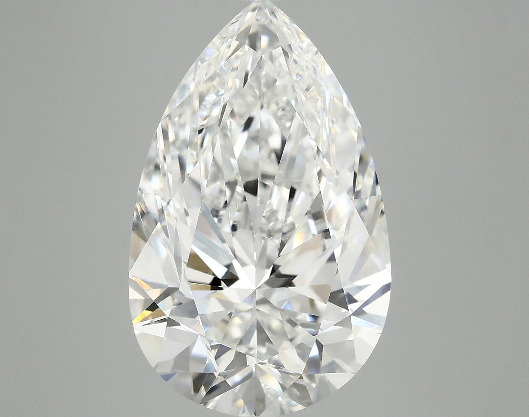 7.06 Carat Pear Shaped Ideal Cut VVS2 IGI Certified Lab Grown Diamond