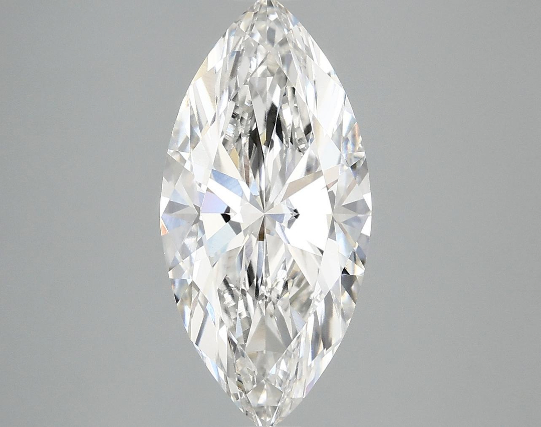 3.01 Carat Marquise Shaped Excellent Cut VVS2 IGI Certified Lab Grown Diamond