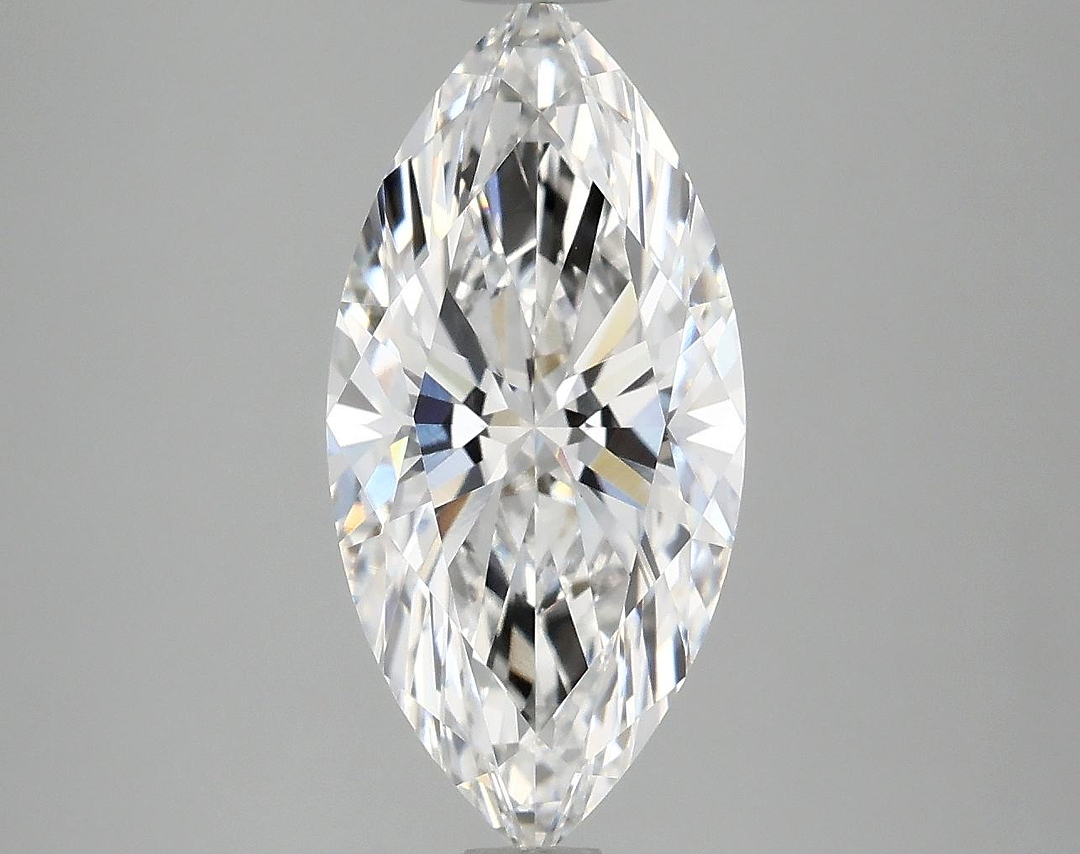 3.08 Carat Marquise Shaped Excellent Cut VVS2 IGI Certified Lab Grown Diamond