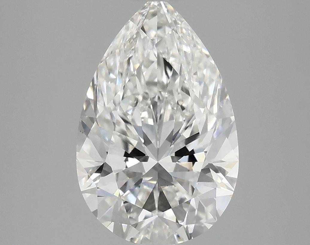 3.09 Carat Pear Shaped Ideal Cut VS1 IGI Certified Lab Grown Diamond