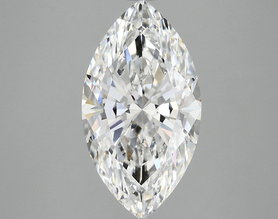 3.08 Carat Marquise Shaped Excellent Cut VVS2 IGI Certified Lab Grown Diamond