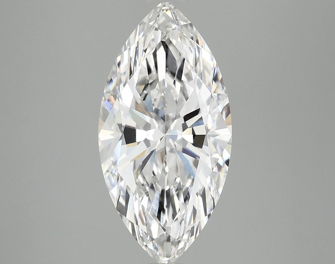 3.01 Carat Marquise Shaped Ideal Cut VVS2 IGI Certified Lab Grown Diamond