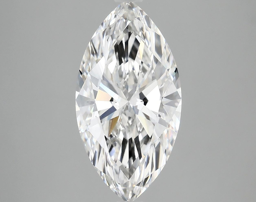 3.03 Carat Marquise Shaped Ideal Cut VVS2 IGI Certified Lab Grown Diamond