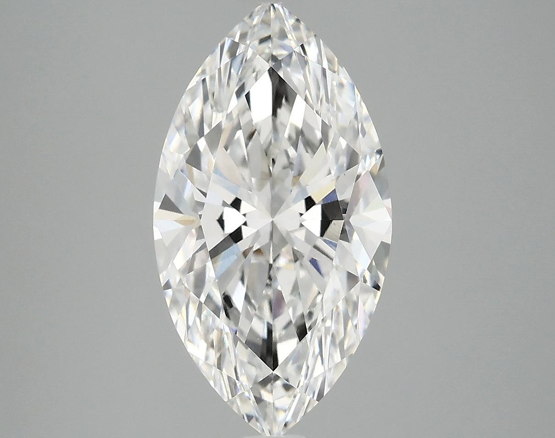 3.1 Carat Marquise Shaped Excellent Cut VVS2 IGI Certified Lab Grown Diamond