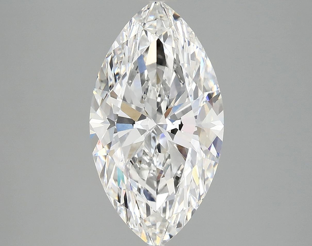 3.07 Carat Marquise Shaped Excellent Cut VVS2 IGI Certified Lab Grown Diamond