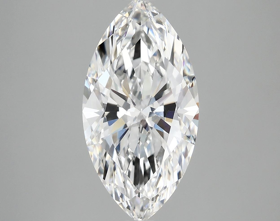 3.02 Carat Marquise Shaped Ideal Cut VVS2 IGI Certified Lab Grown Diamond