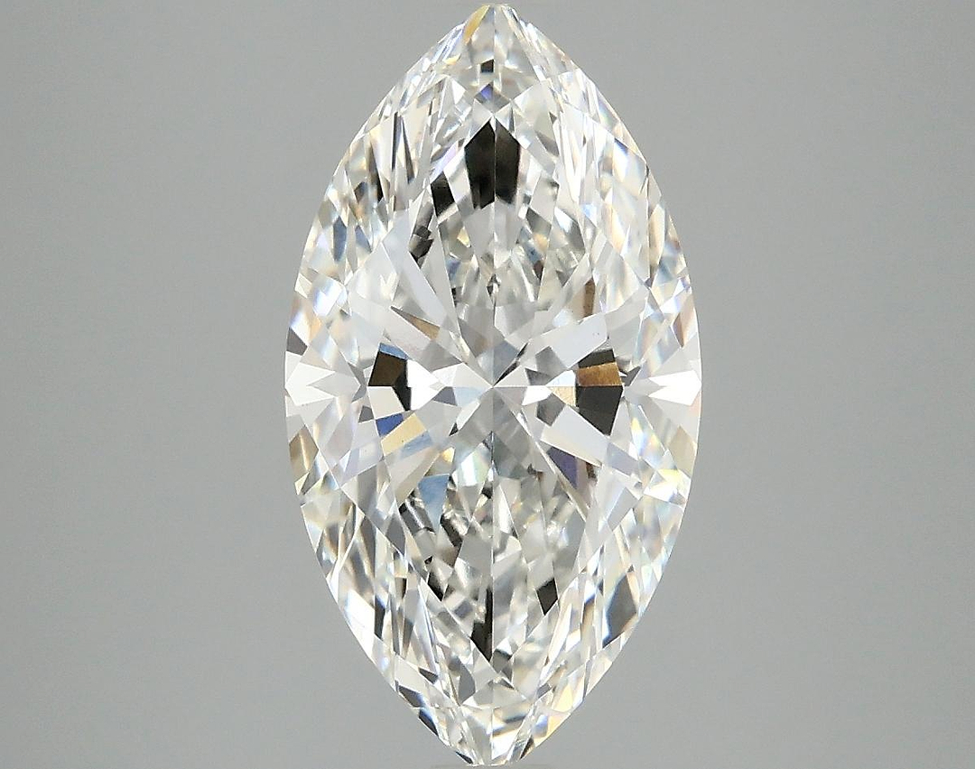 3.01 Carat Marquise Shaped Excellent Cut VVS2 IGI Certified Lab Grown Diamond