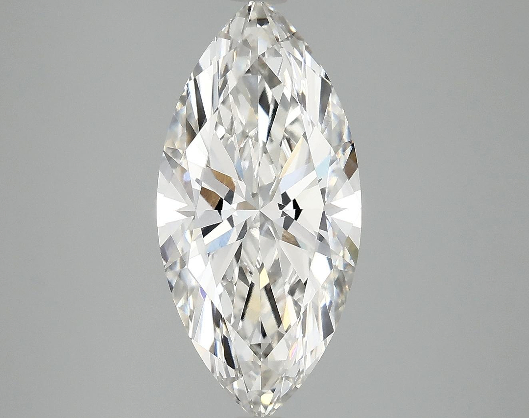 3.09 Carat Marquise Shaped Excellent Cut VVS2 IGI Certified Lab Grown Diamond
