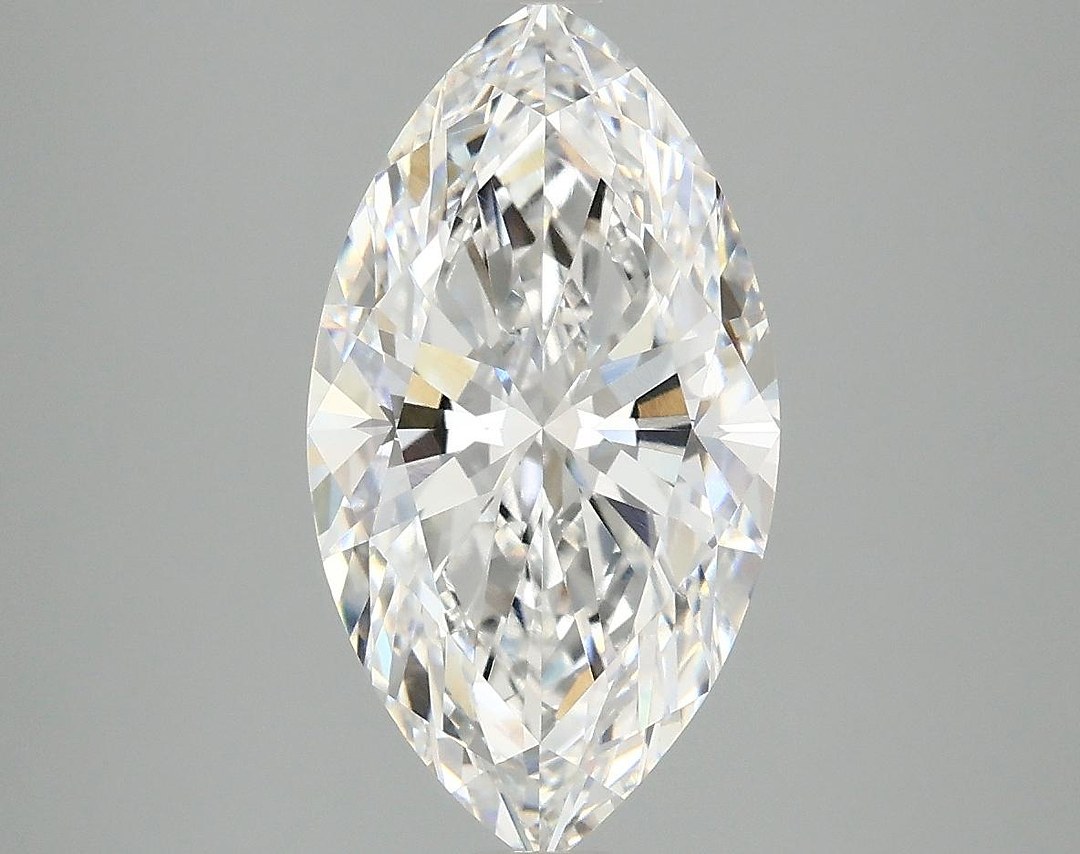 3.06 Carat Marquise Shaped Excellent Cut VVS2 IGI Certified Lab Grown Diamond