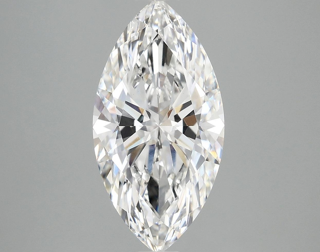 3.09 Carat Marquise Shaped Ideal Cut VVS2 IGI Certified Lab Grown Diamond