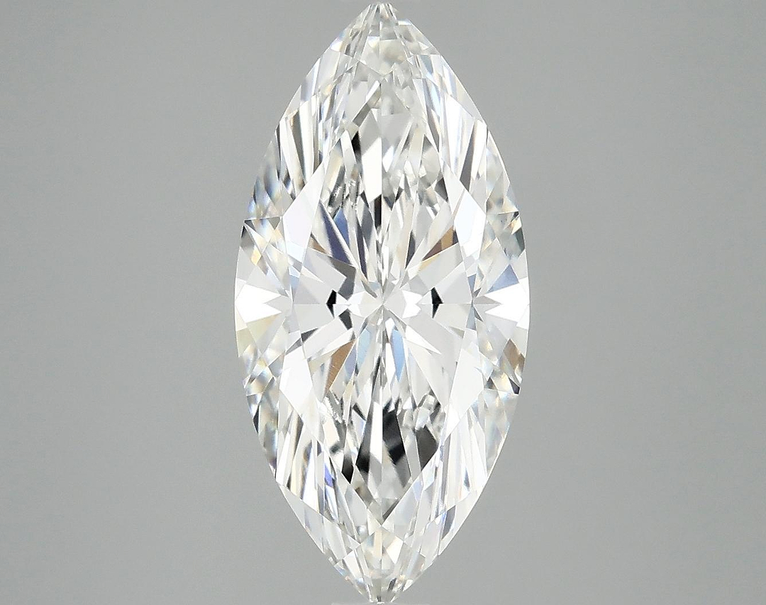 3.02 Carat Marquise Shaped Excellent Cut VVS2 IGI Certified Lab Grown Diamond