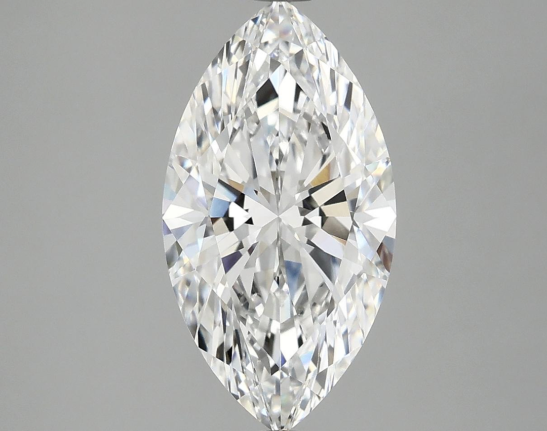 3.07 Carat Marquise Shaped Excellent Cut VVS2 IGI Certified Lab Grown Diamond