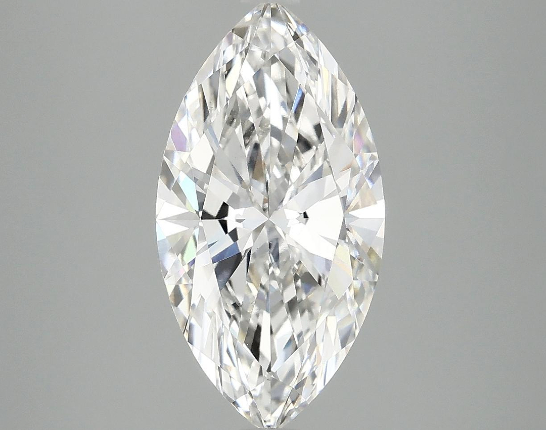 2.98 Carat Marquise Shaped Excellent Cut VVS2 IGI Certified Lab Grown Diamond