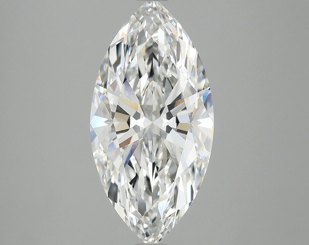 3.04 Carat Marquise Shaped Ideal Cut VVS2 IGI Certified Lab Grown Diamond