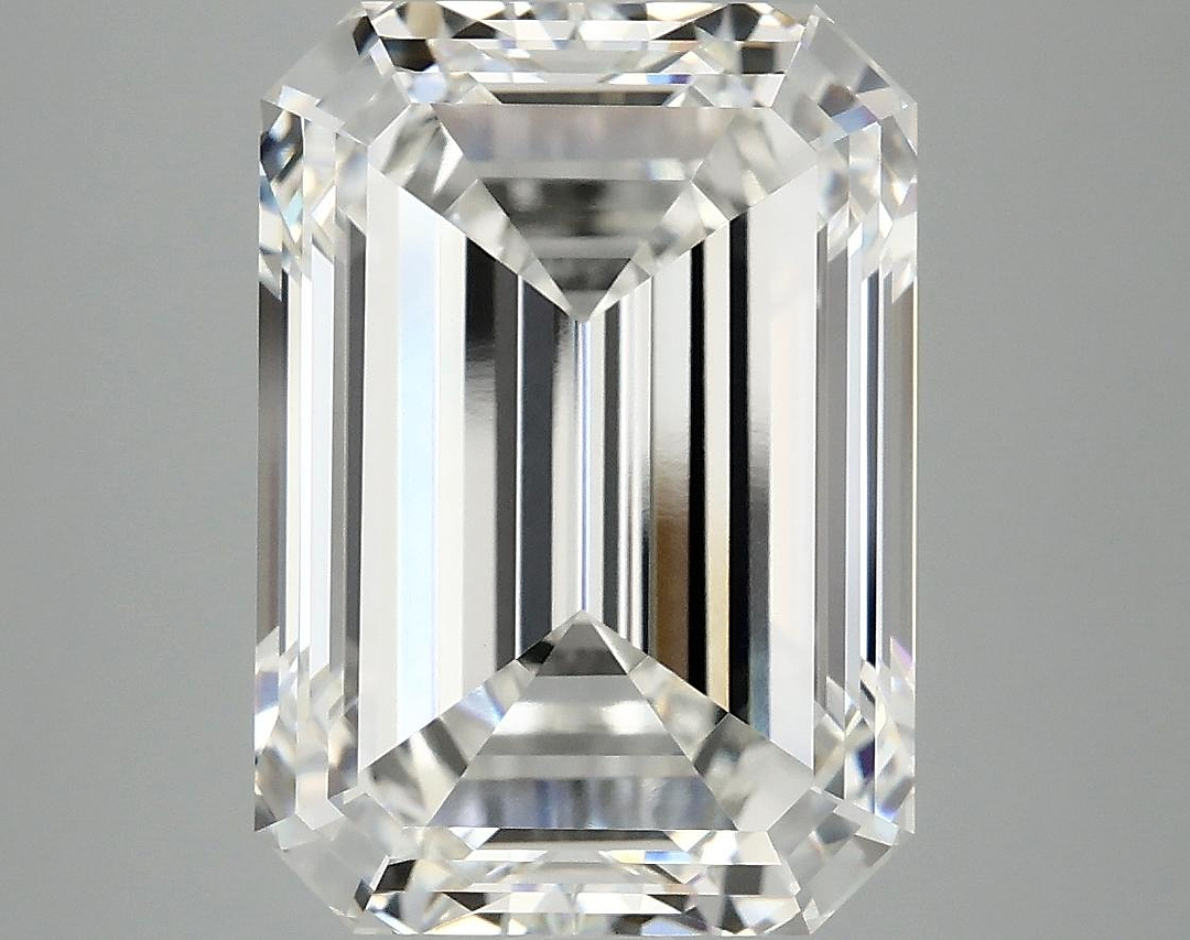 7.18 Carat Emerald Shaped Ideal Cut VVS2 IGI Certified Lab Grown Diamond