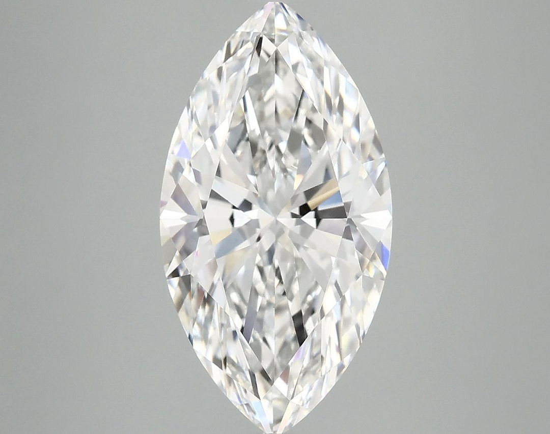 4.01 Carat Marquise Shaped Excellent Cut VVS2 IGI Certified Lab Grown Diamond