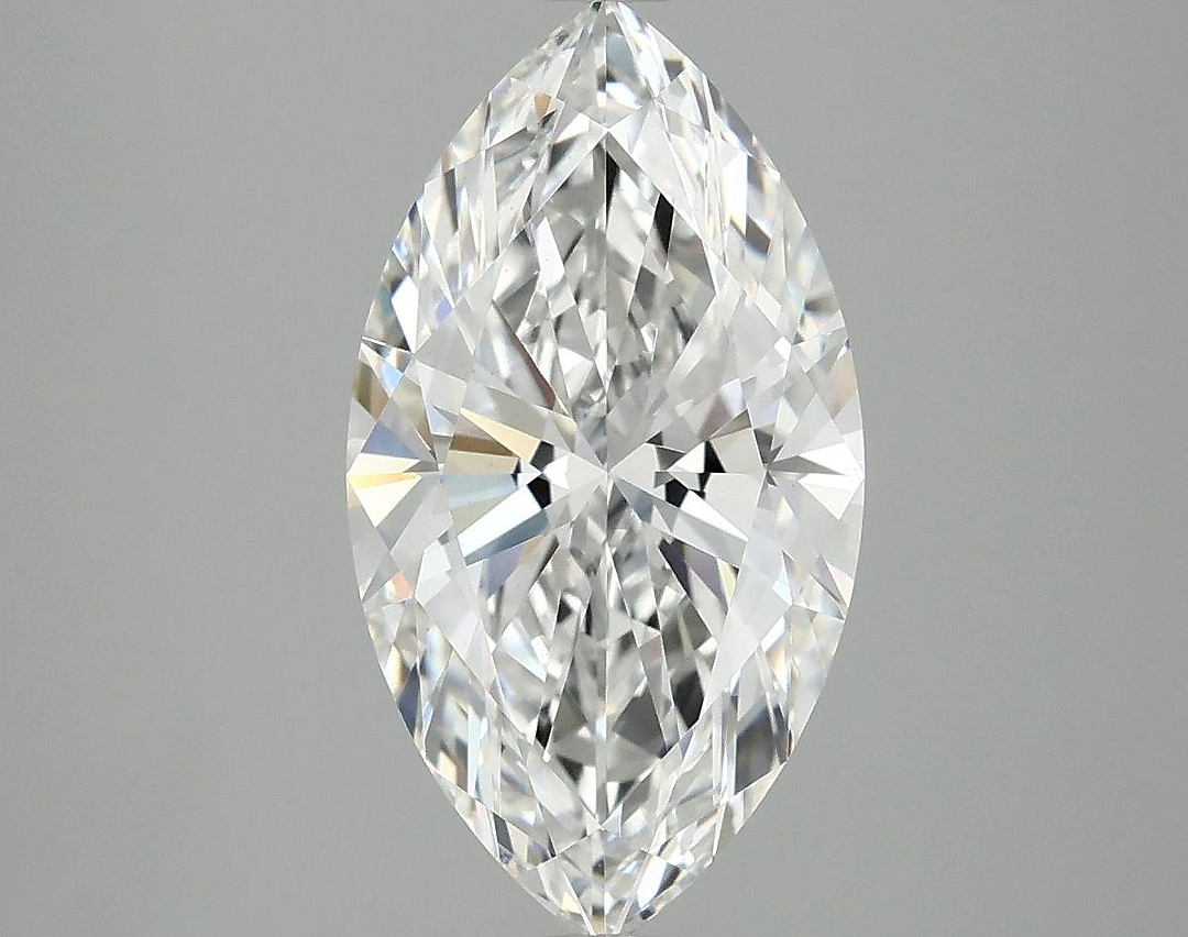 3.02 Carat Marquise Shaped Excellent Cut VVS2 IGI Certified Lab Grown Diamond